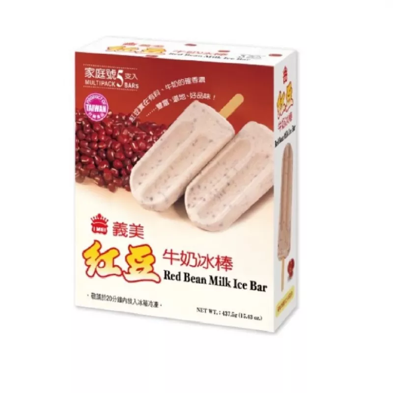 【義美】紅豆牛奶雪糕(5支盒裝)