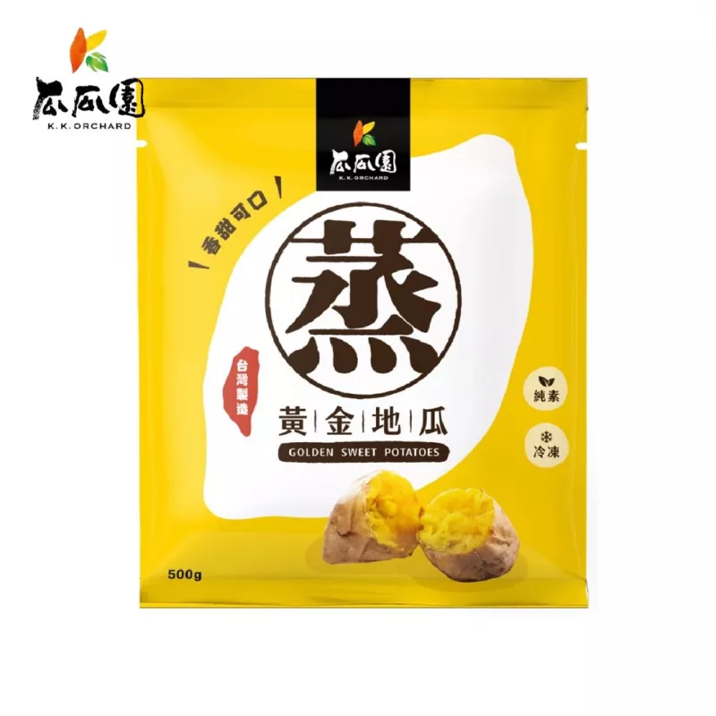 【瓜瓜園】蒸黃金地瓜 500g/包 (非退冰即食)