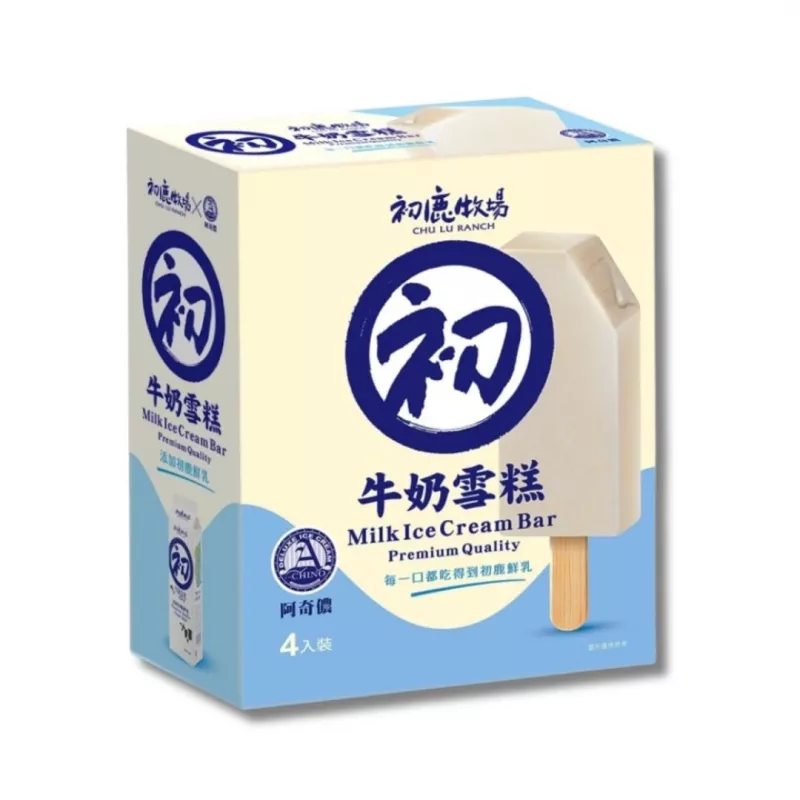 【阿奇儂X初鹿牧場】牛奶雪糕(4支盒裝)