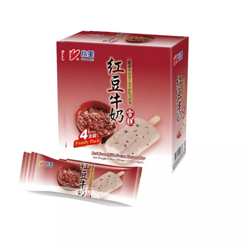【小美】紅豆牛奶雪糕 (4支盒裝)
