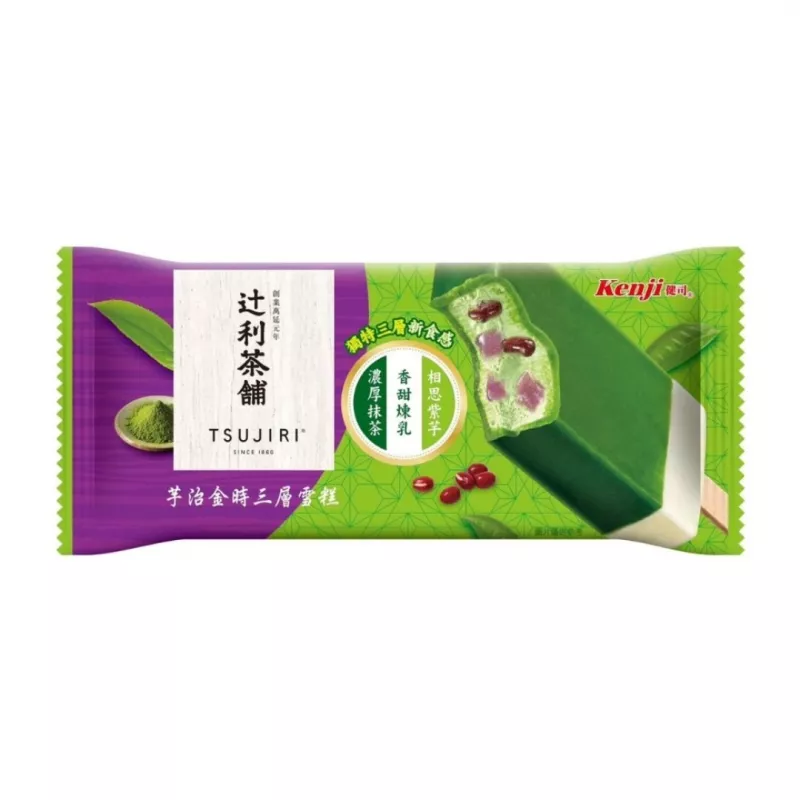 【Kenji】健司x辻利茶舖 芋治金時三層雪糕