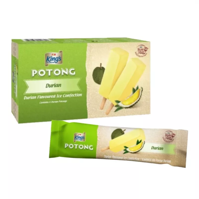 【POTONG】泰國進口榴槤雪糕 (一盒6支)